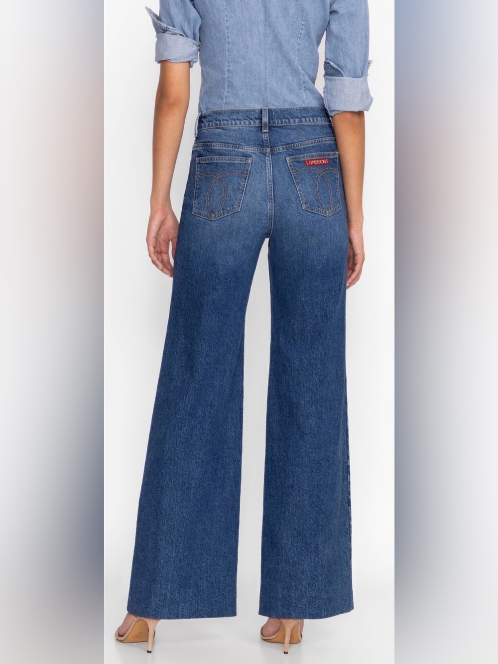 NWOT JOHNNY WAS LUMIERE WIDE LEG JEAN - Picture 2 of 7